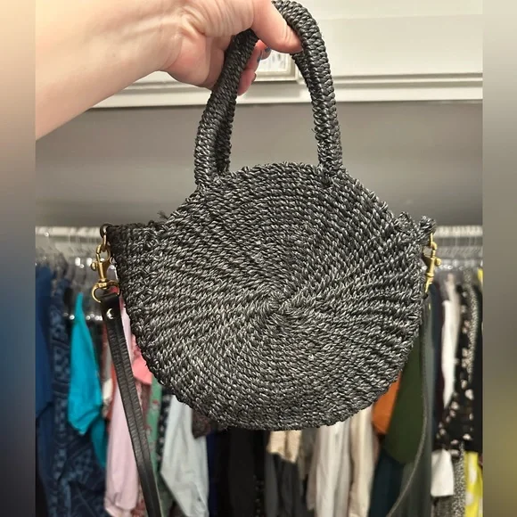 Clare V Black Crossbody Bag ONLY (long strap not included) - Picture 2 of 6